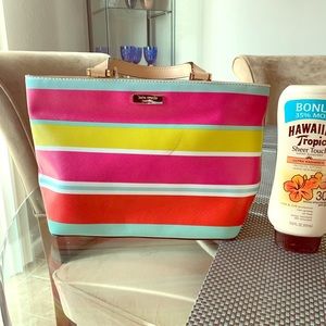 Kate Spade Juno Grant Street Grainy Vinyl Tote Bag